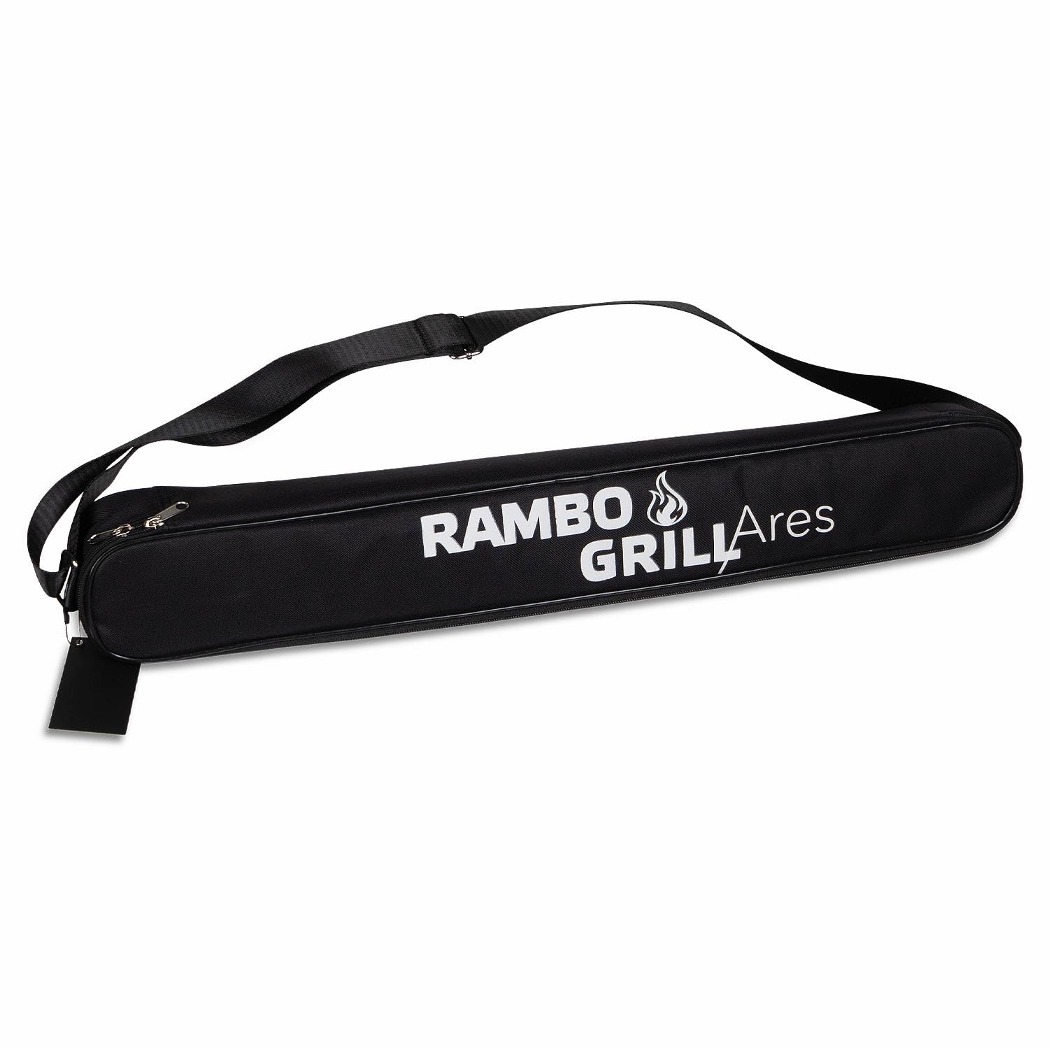 BEM Rambo Mangal Schaschlikgrill, Grillset mit Zubehör inkl. Powerbank | + Motor, Elektrisch, Edelstahl, Klappbar, Holzkohlegrill mit Spießen