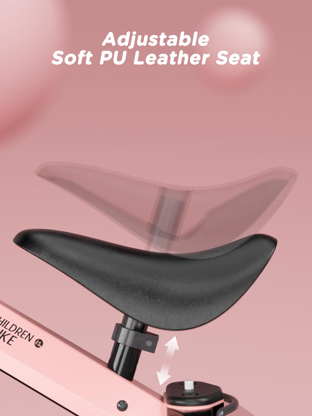 XJD Triciclo 3 in 1 per bambini e ragazze da 10 a 36 mesi senza pedali per bambini con regolabile sedile manubrio e pedali smontabili 1 anno regalo di compleanno (Rosa, 3 en 1 - Clásico)