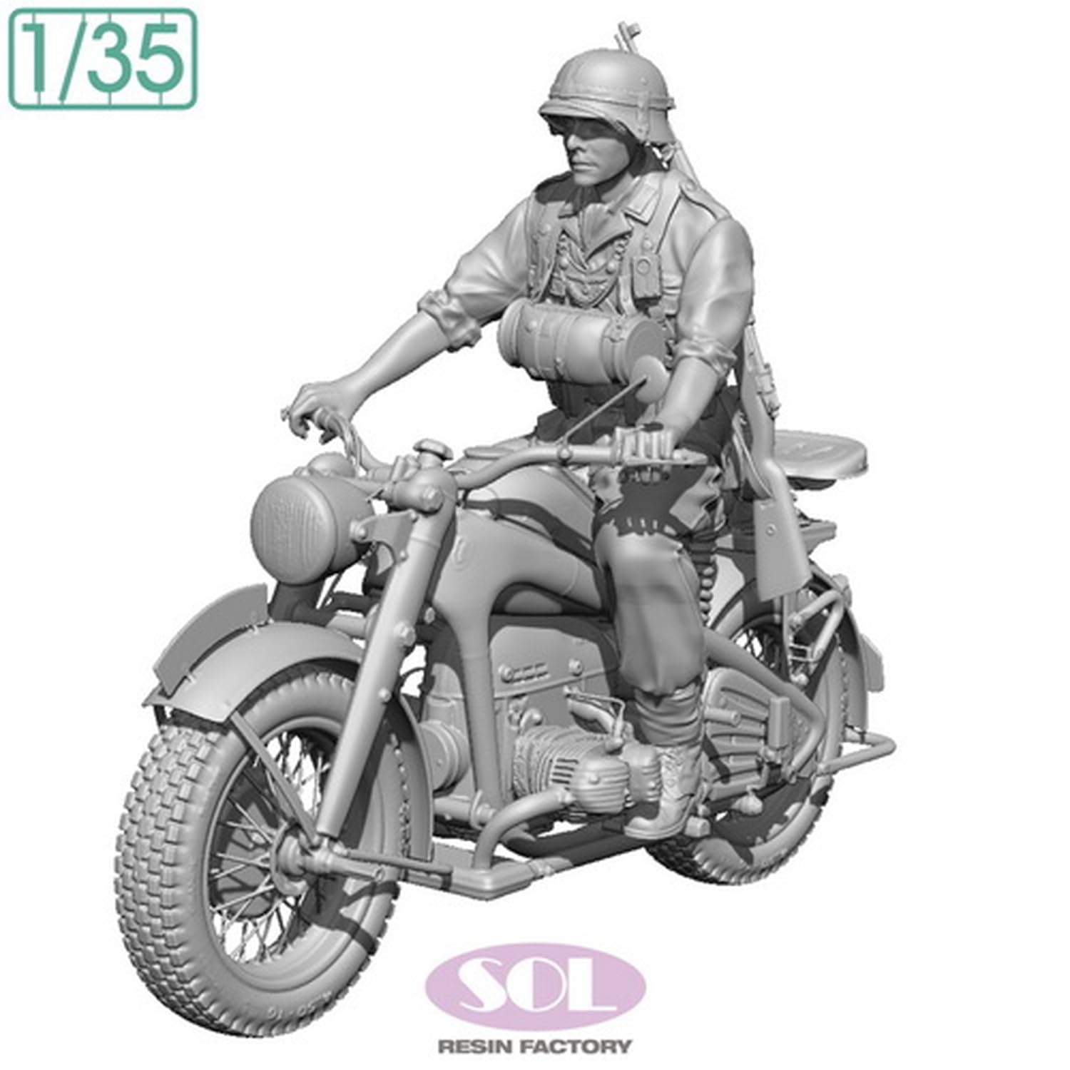 Amazon | ソルモデル 1/35 WWII ドイツ KS750軍用オートバイ