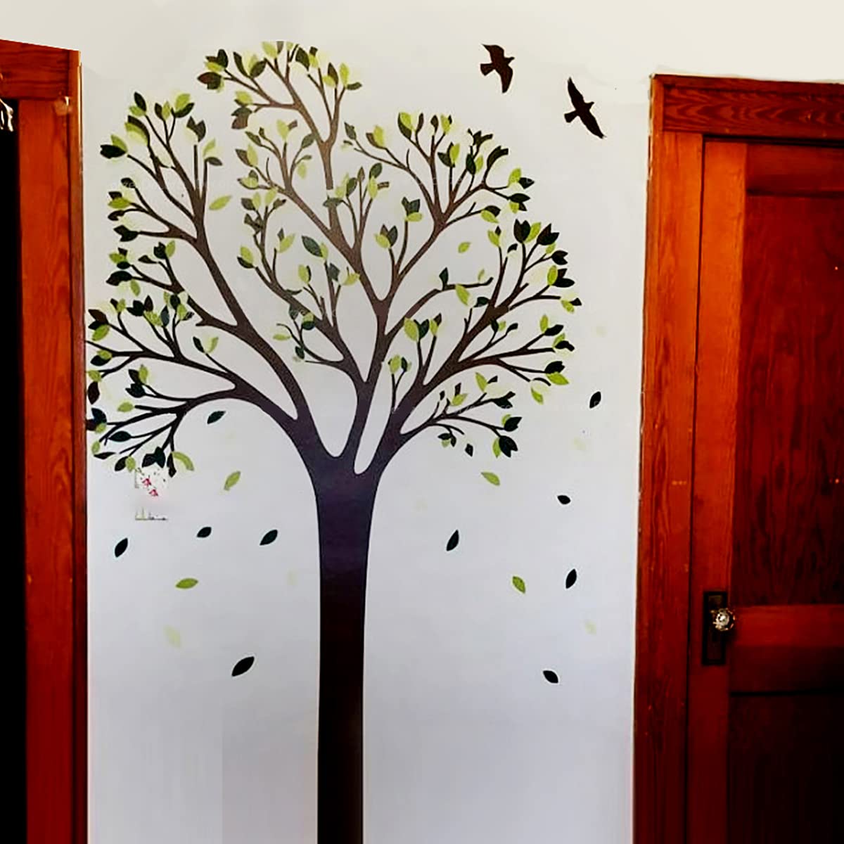 DECORZE Tree Branch Stencils for Living Room and Study Room Walls, Wall Stencils for Painting (DWS -125)