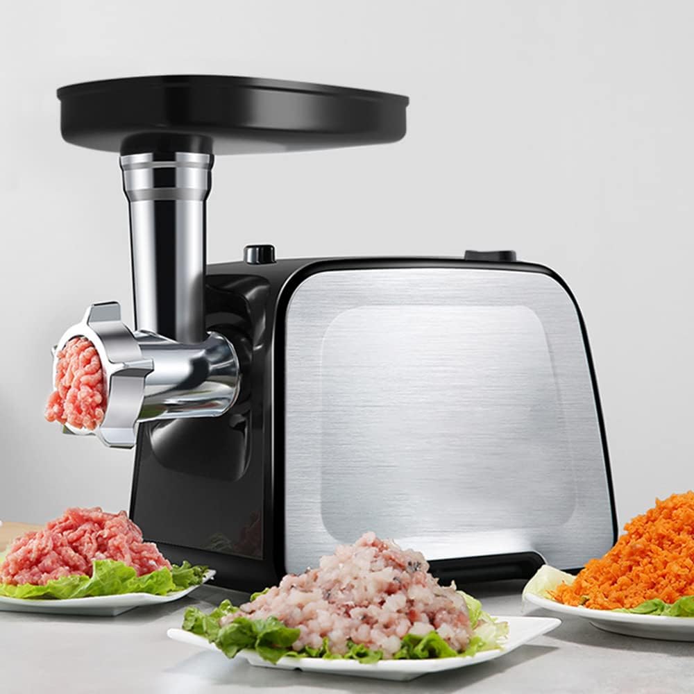 Meat Grinder Electric Sausage Stuffer and Grinder 400W Meat Mincer Machine with 2 Sizes Plates
