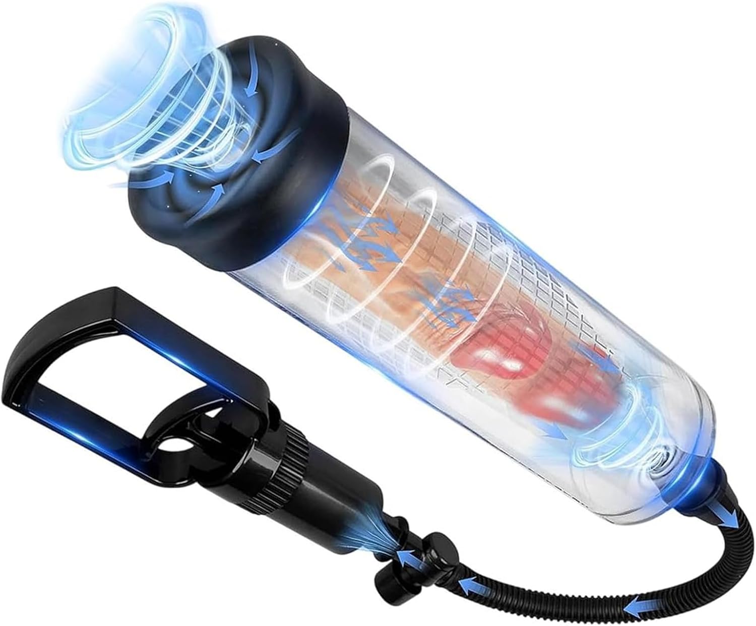 Men's Growth Pump with Strong Suction Vacuum Pump with ED Screen Powerful