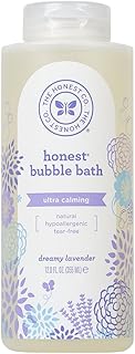 The Honest Company Ultra Dreamy Calming Lavender Bubble Bath with Naturally Derived Botanicals, Lavender, 12 Fluid Ounce
