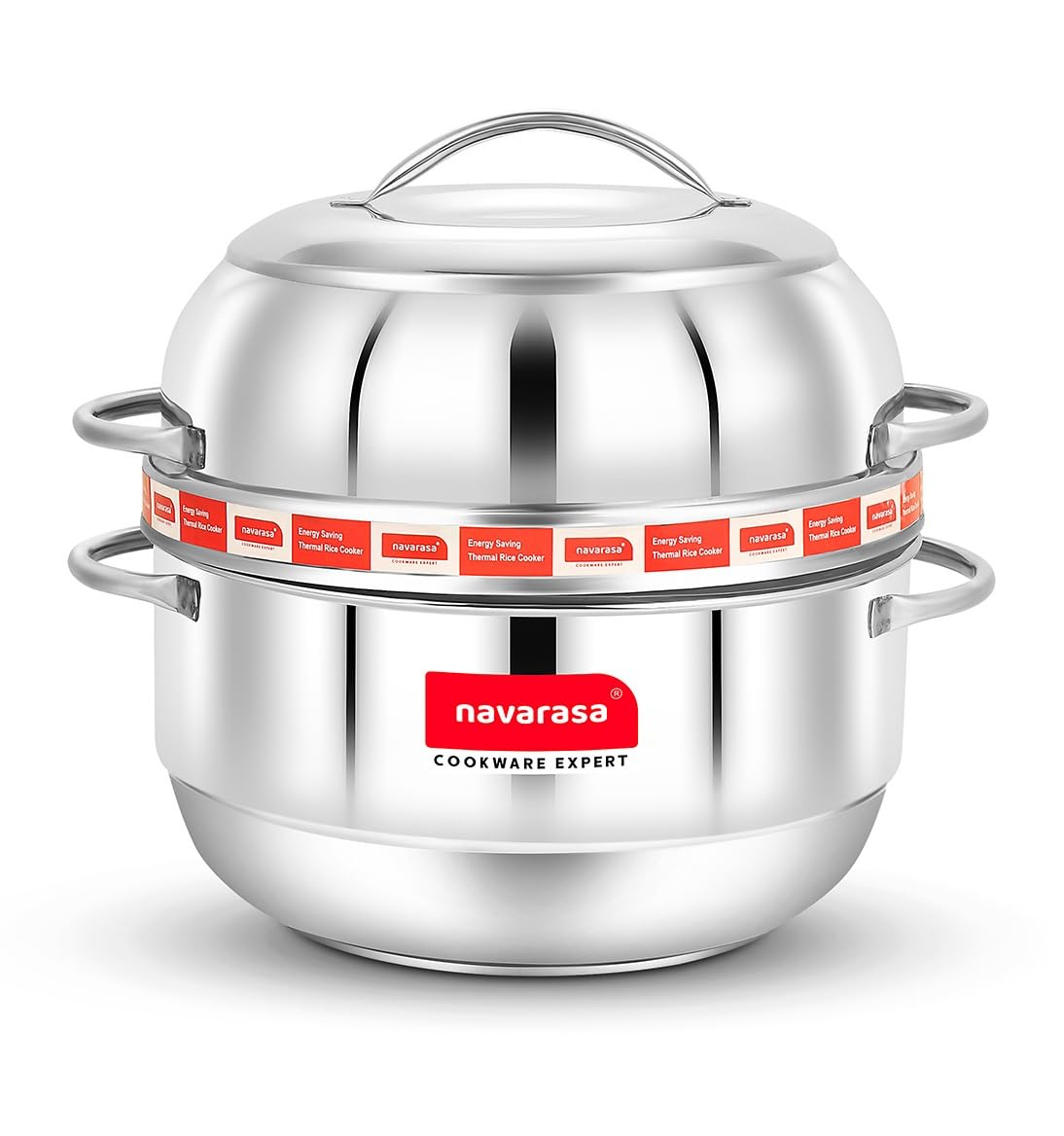 Thermal Rice Cooker Stainless Steel 1 KG with Rubber Gasket | Perfect for Kerala Red/Matta Rice | Saves Up to 70% Fuel | Keeps Rice Hot for 8+ Hours | Induction and Gas Compatible-image-49