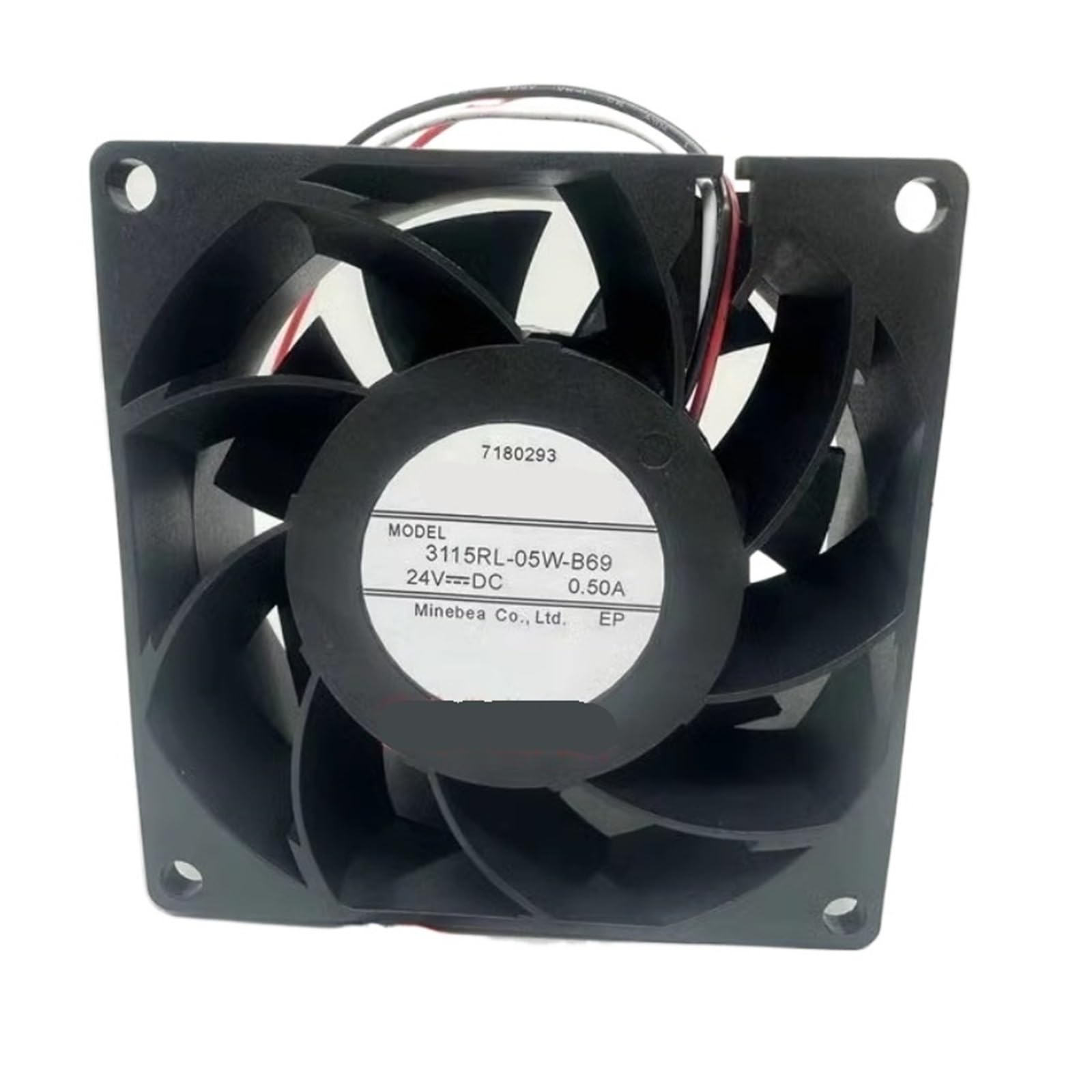 Ventilateur de refroidissement 80x80x38 mm 24V 0.50A extracteur d'air industriel 8cm