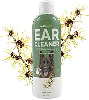 Vista 1 de Bark2Basics Limpiador de oídos para perros, 16 onzas, totalmente natural, hamamelis, base suave de aloe vera y extracto de manzanilla, rompe a