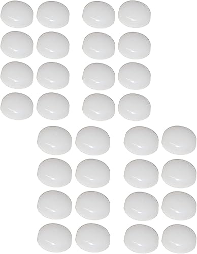 Protectores redondos de plástico de 1-14 pulgadas de hierro forjado para patas de silla de patio, protectores de suelo y muebles de exterior, tapas