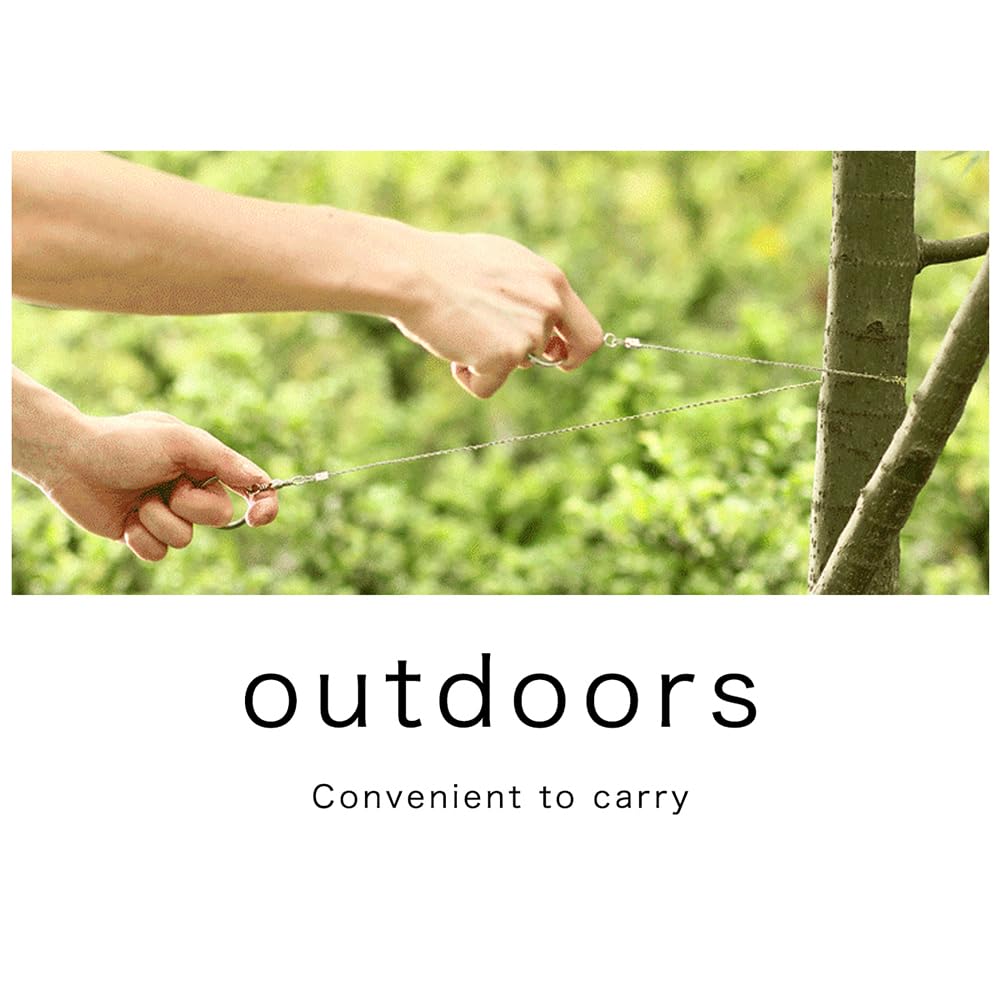 2Pcs Sierra De Mano,75 Cm De Longitud, Sierra de Alambre de Acero Inoxidable para Mangueras de PVC, Tuberías, Tubos, Herramientas Generales,Pulgadas con Dos Asas para Cortar Madera, Plástico