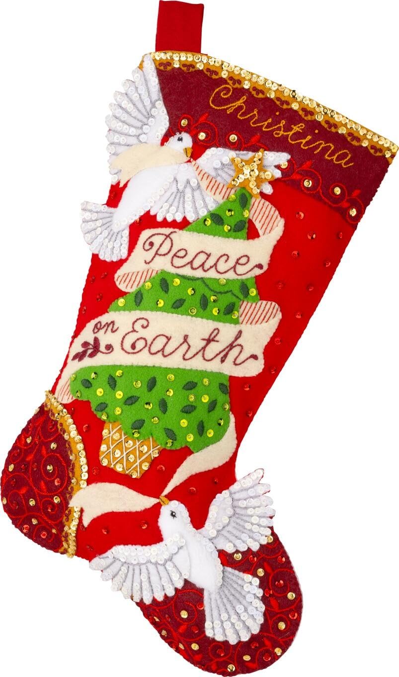 Bucilla Felt Applique Stocking - Sugar Plum Fairy (1 Set(s... Bucilla Felt Applique Stocking - Sugar Plum Fairy (1 Set(s...