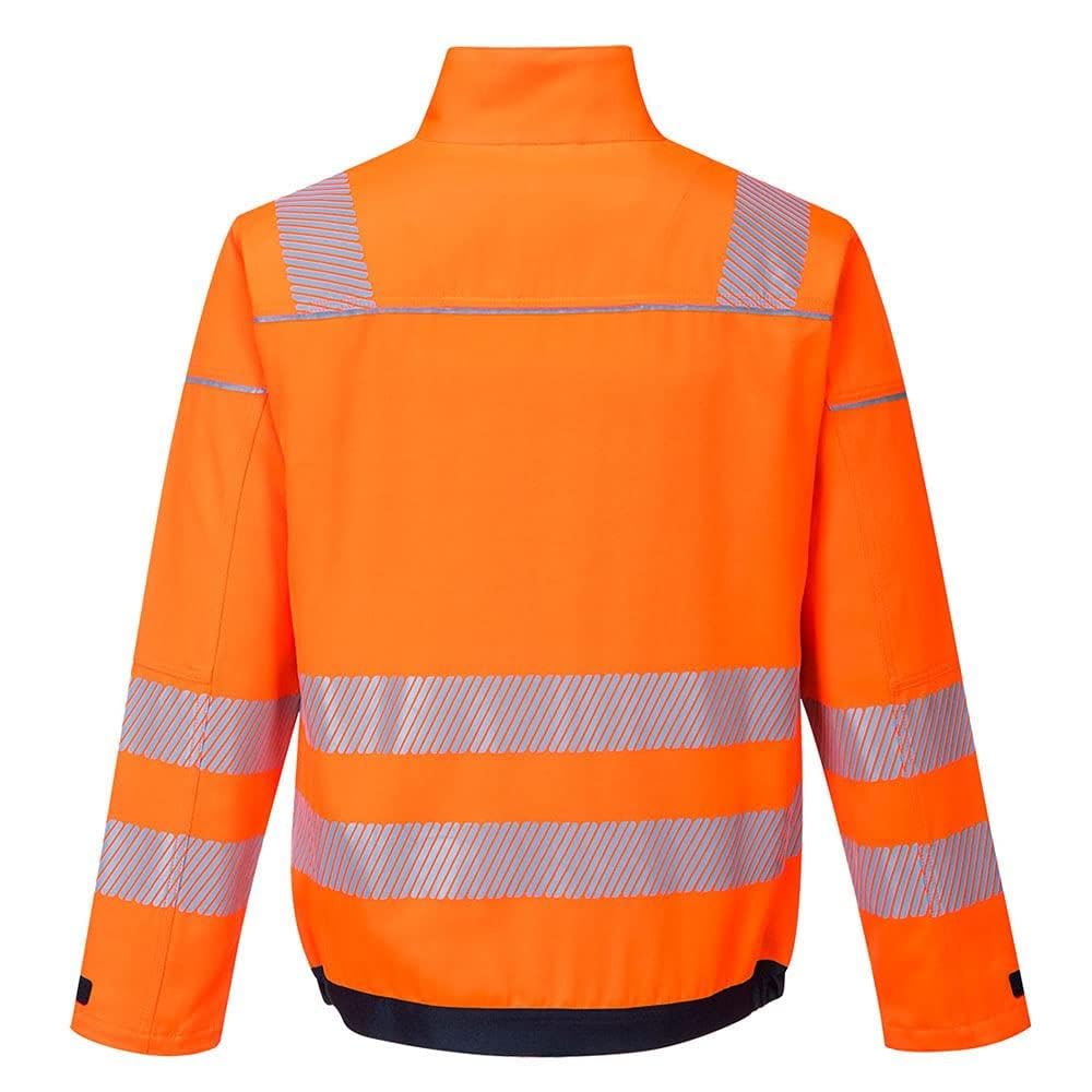 Portwest T500 Giacca Tessuto a Contrasto Tasca Sul Petto con Zip Multitasca