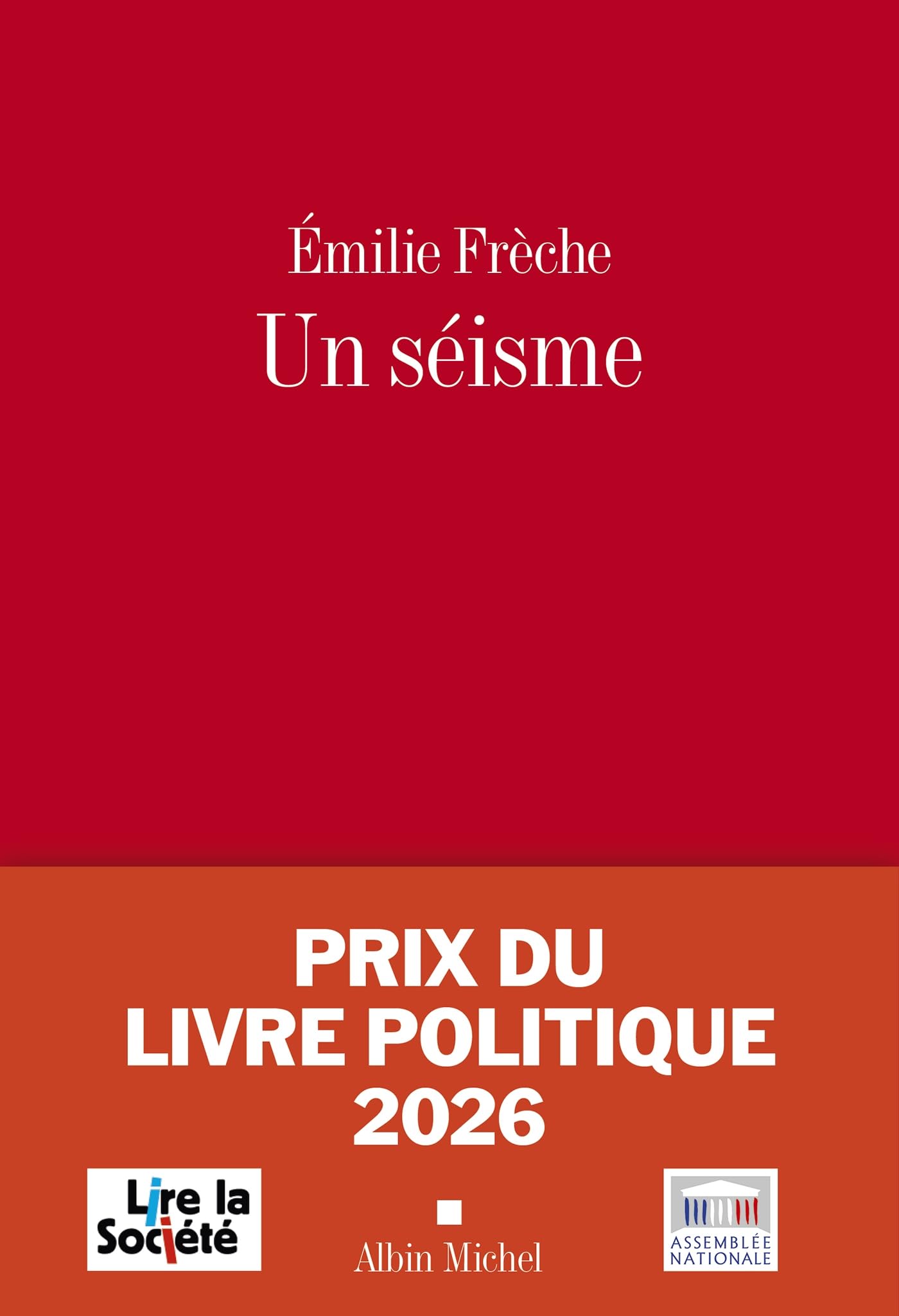 Un séisme: Prix du Livre Politique 2026