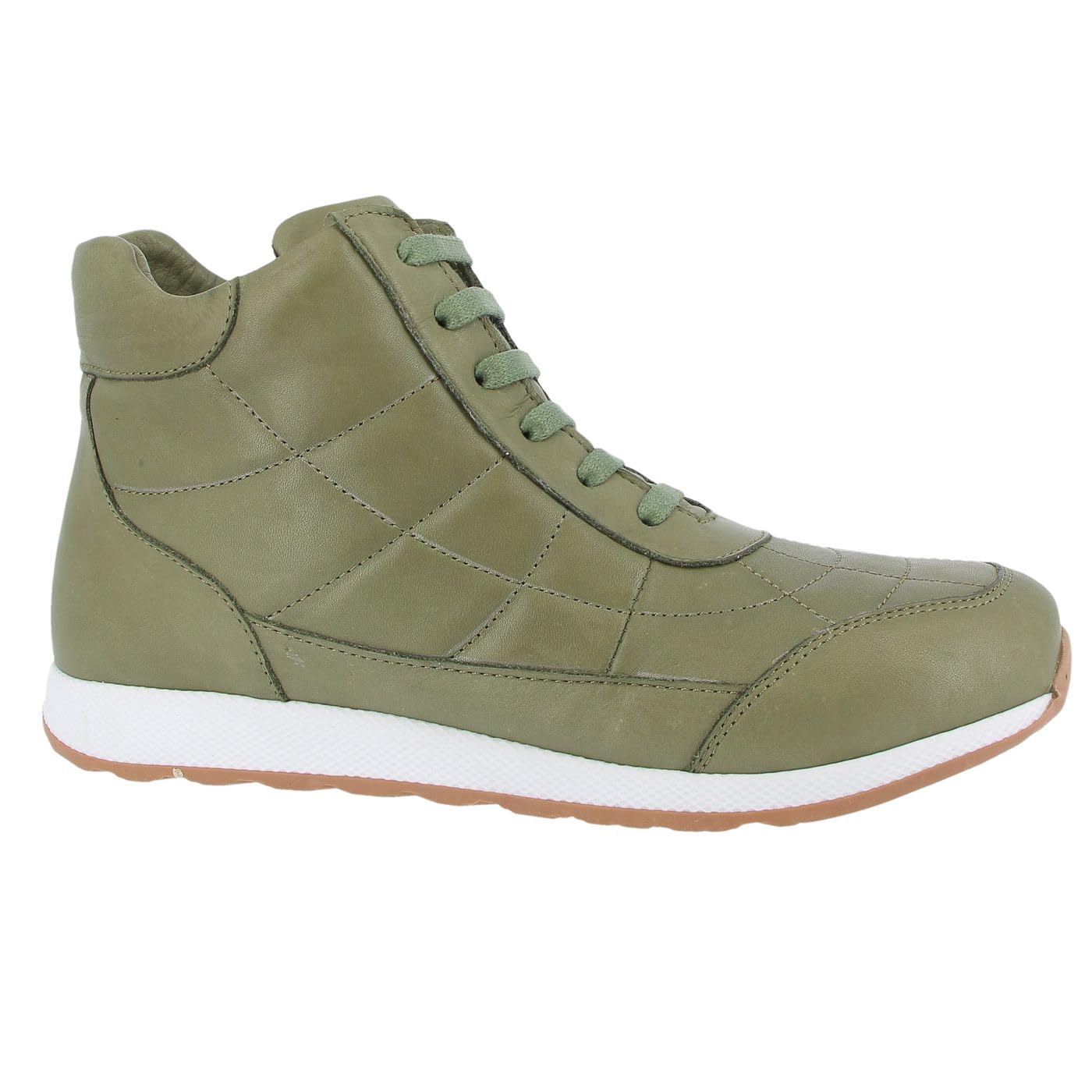 Andrea Conti Women's Trainers, Olive, 37 EU, Olive, 5 UK