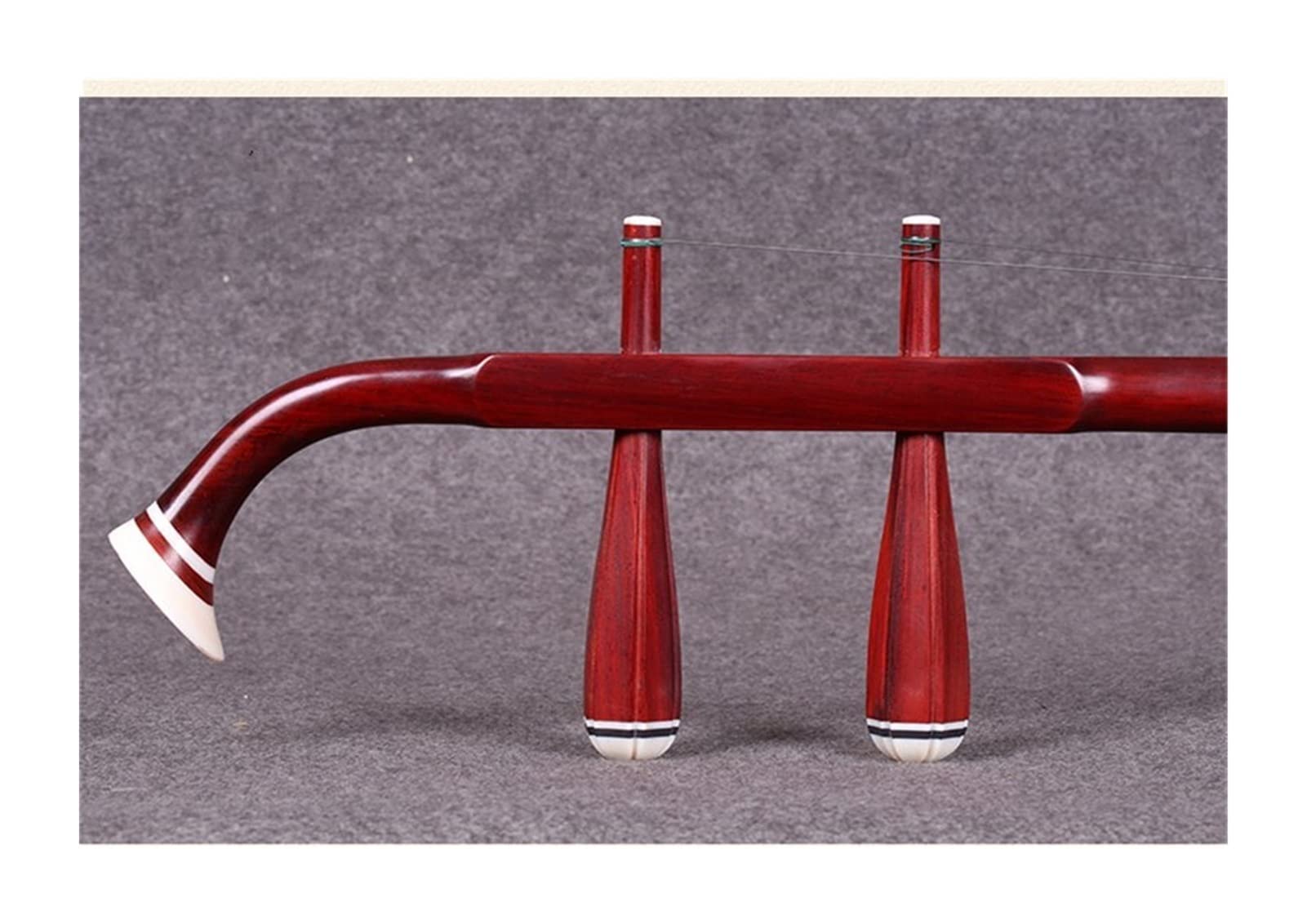 TSTS Rosewood Erhu Ture Golden Flower Python Skin Erhu Chinese Instrument Erhu Instrument (Color : Blank Pole Erhu) - Image 8