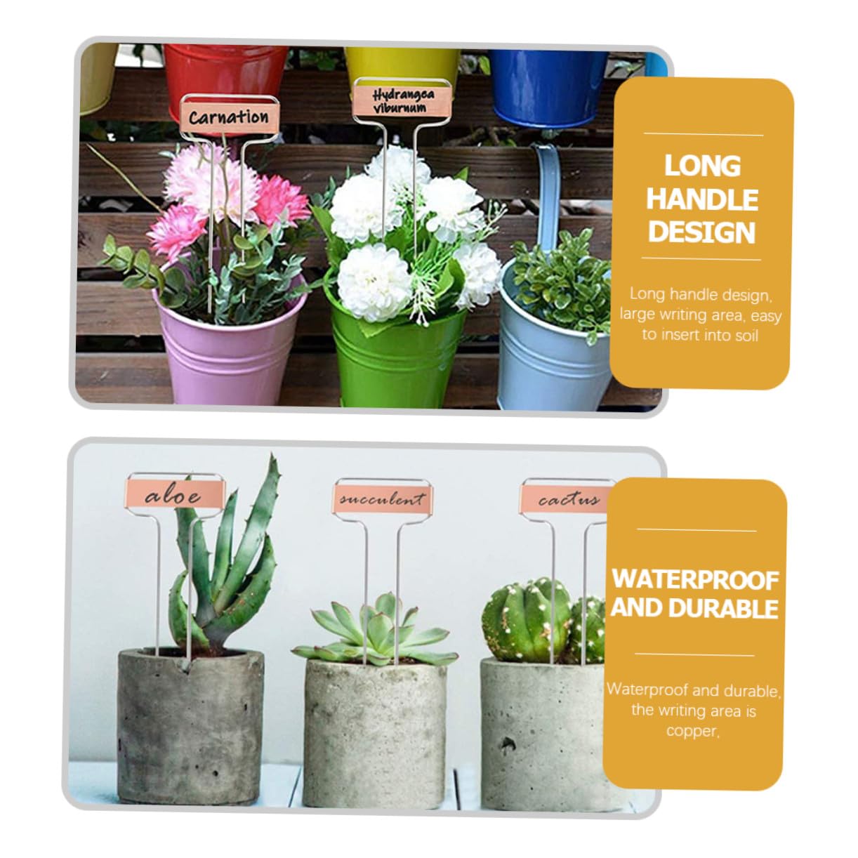 20 Stück Teiliges Kupfer Pflanzenetiketten Metall Pflanzenschilder Wiederverwendbar Gartenmarkierungen für Blumen Gemüse Geeignet für Gärtnerei Garten Außenbereich