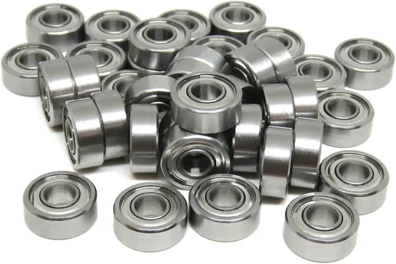 BAMMY 10pc SMR104 ZZ 4x10x4 Mm 440C Stainless Steel Ball Bearings MR104 Z SMR104Z L1040Z 4 * 10 * 4 Mm Metal Shielded RC Car Bearing
