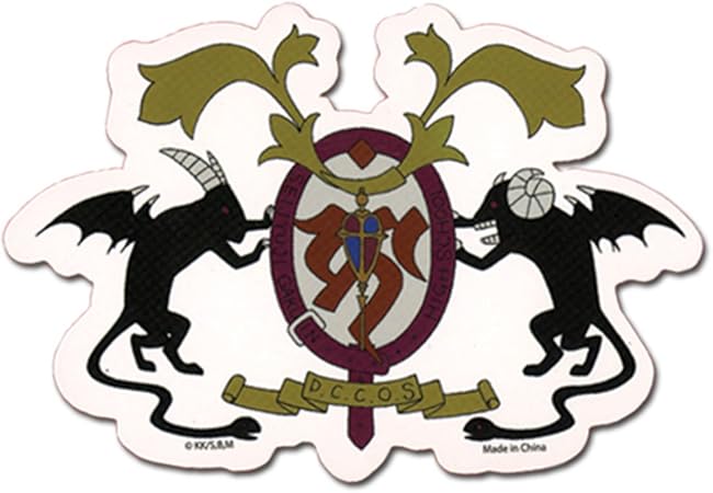 amazon com blue exorcist academy crest sticker