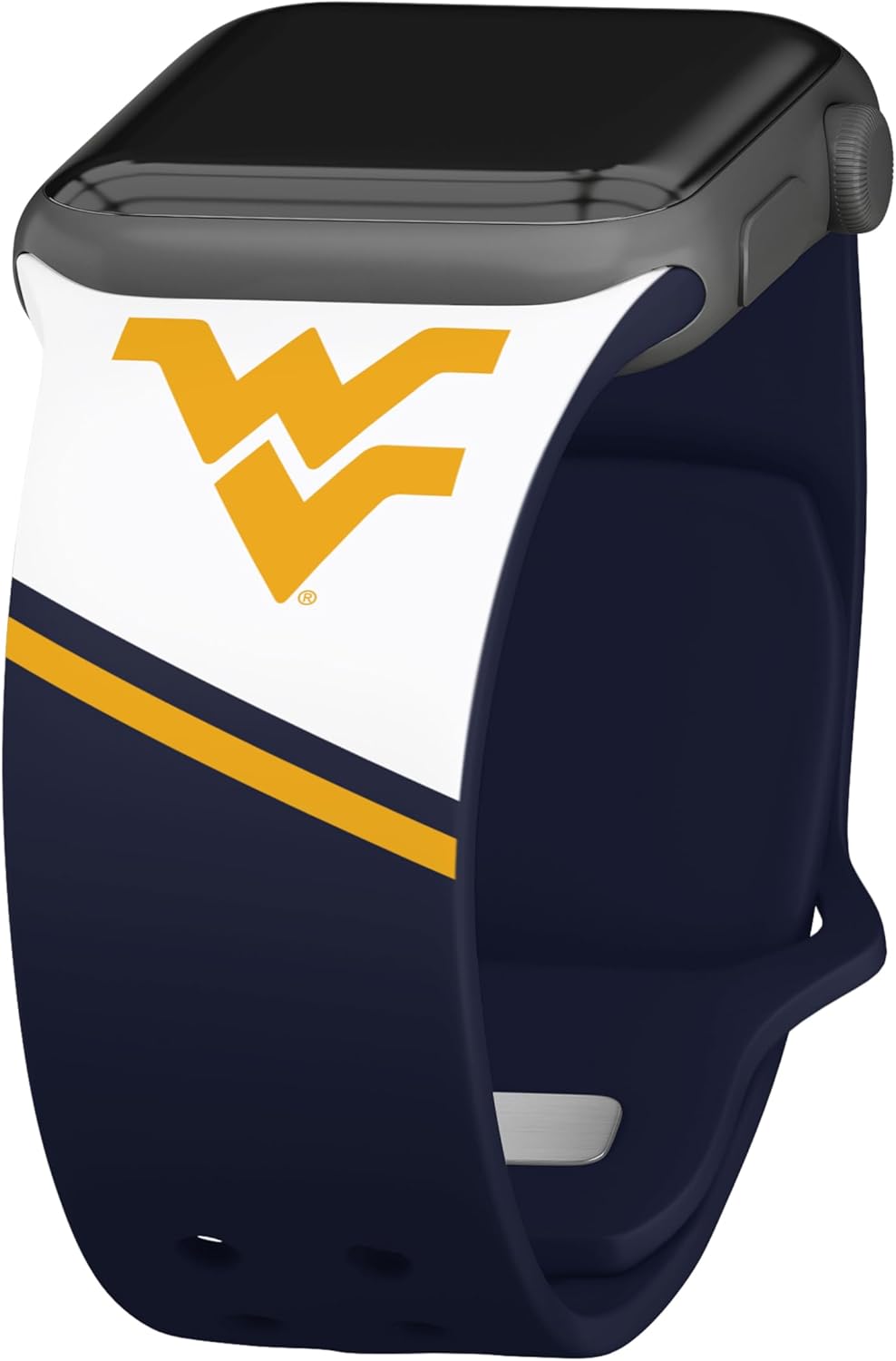 Affinity Bands West Virginia Mountaineers HD NCAA Watch Band Compatible with Apple Watch - All Series