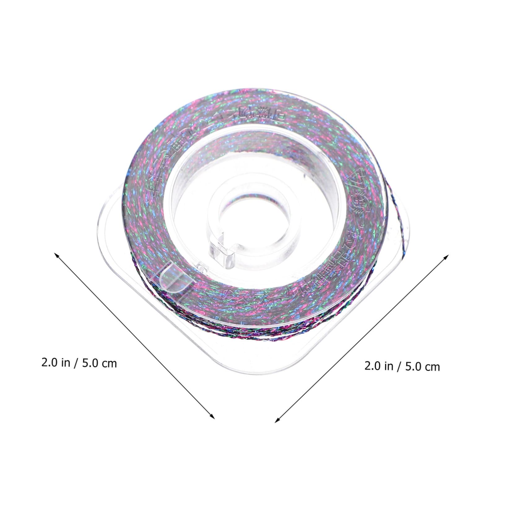 GALPADA Professional Fishing Rod Tying Line 50m Braided Wire for DIY Rod Construction Guide Ring