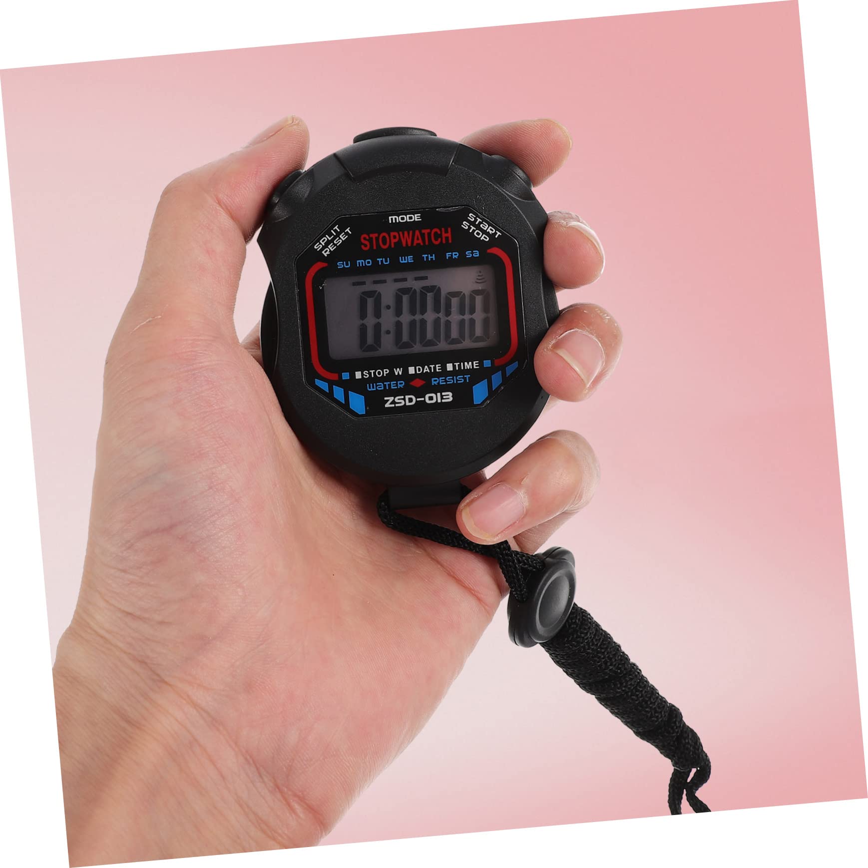 YARNOW 12 Cronometro Professionale per Sport con Display LCD Allarme per Fitness e Arbitri