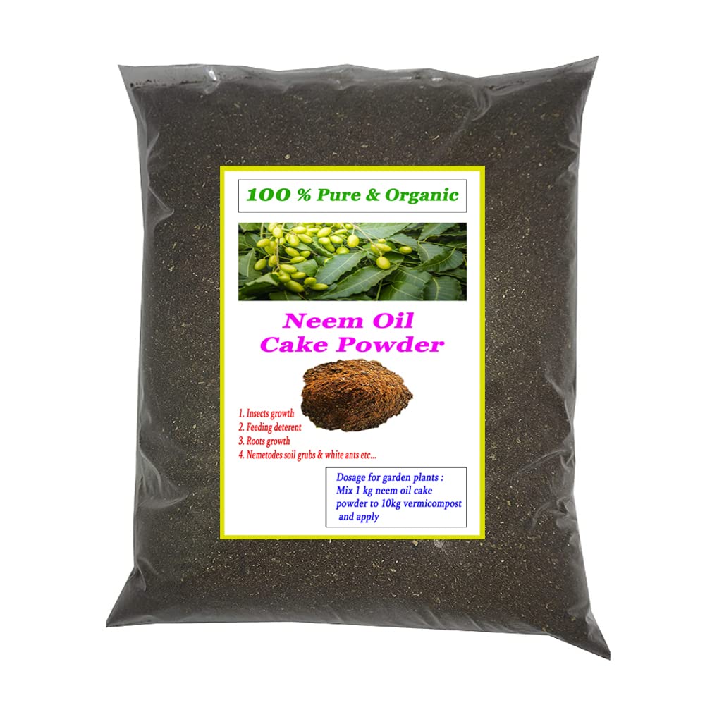 Neem Oil Cake Powder/Organic Neem Oil Cake Powder/Fertilizers & Pesticides Veppam Punnakku for Garden Plants (2000grams) (B0B729Y1YM) Amazon Price History, Amazon Price Tracker