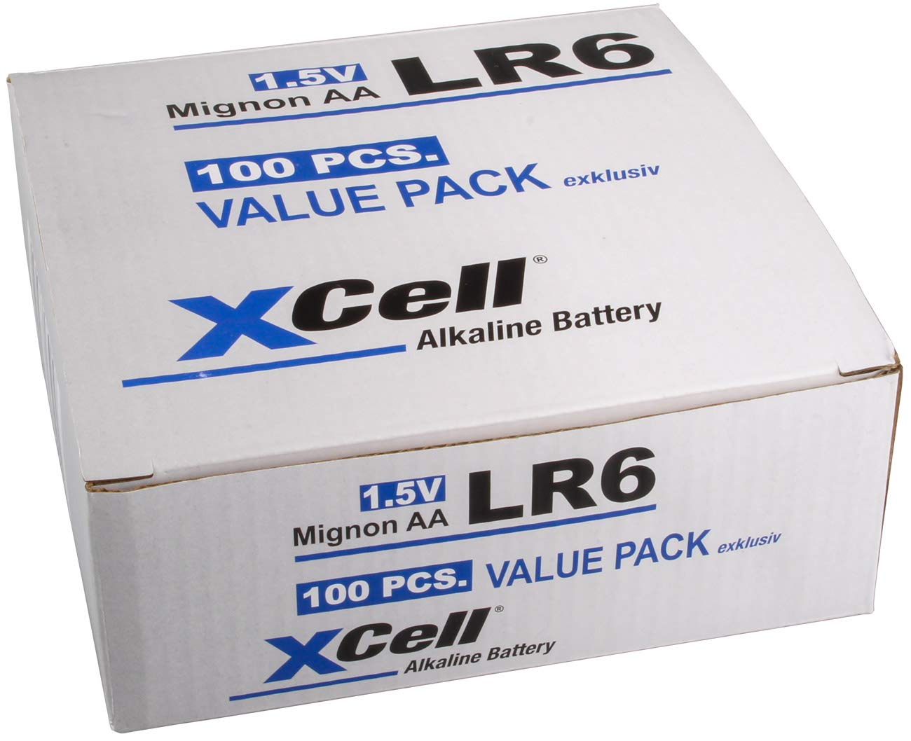 Lote de 400 pilas alcalinas Mignon AA LR6 de 1,5 V, de alto rendimiento para una máxima potencia