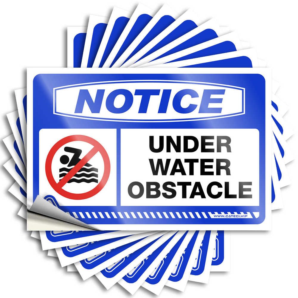 Unique, Tattoo Cover Notice Under Water Obstacle | Billiards Gaming Room Accessories(6X9CM)