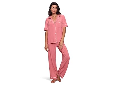 Eberjey Gisele Short Sleeve Pant PJ Set Women