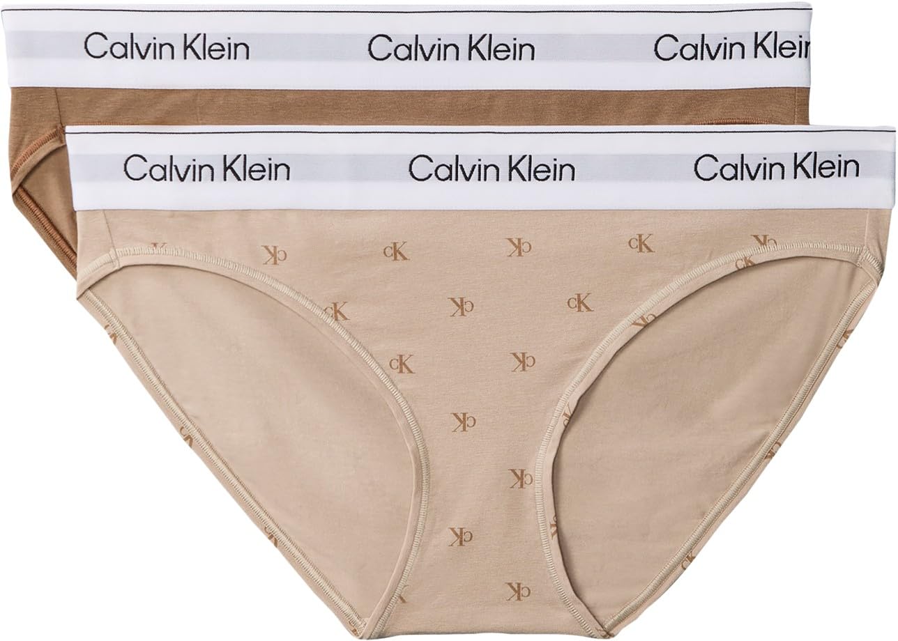 Calvin Klein Damen Bikini 2pk Lv00qf9364 Bikini (2er Pack)