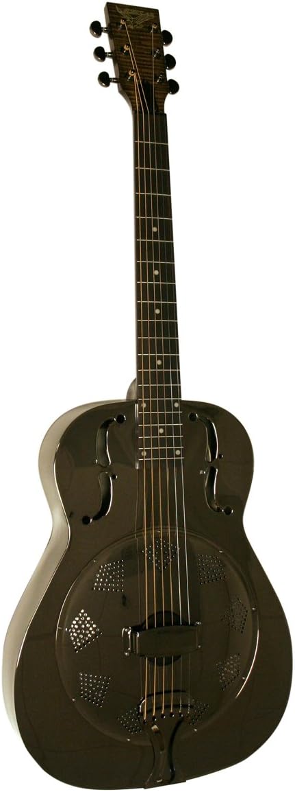 S101 "The Stallion" Resonator Guitar Black Chrome Finish