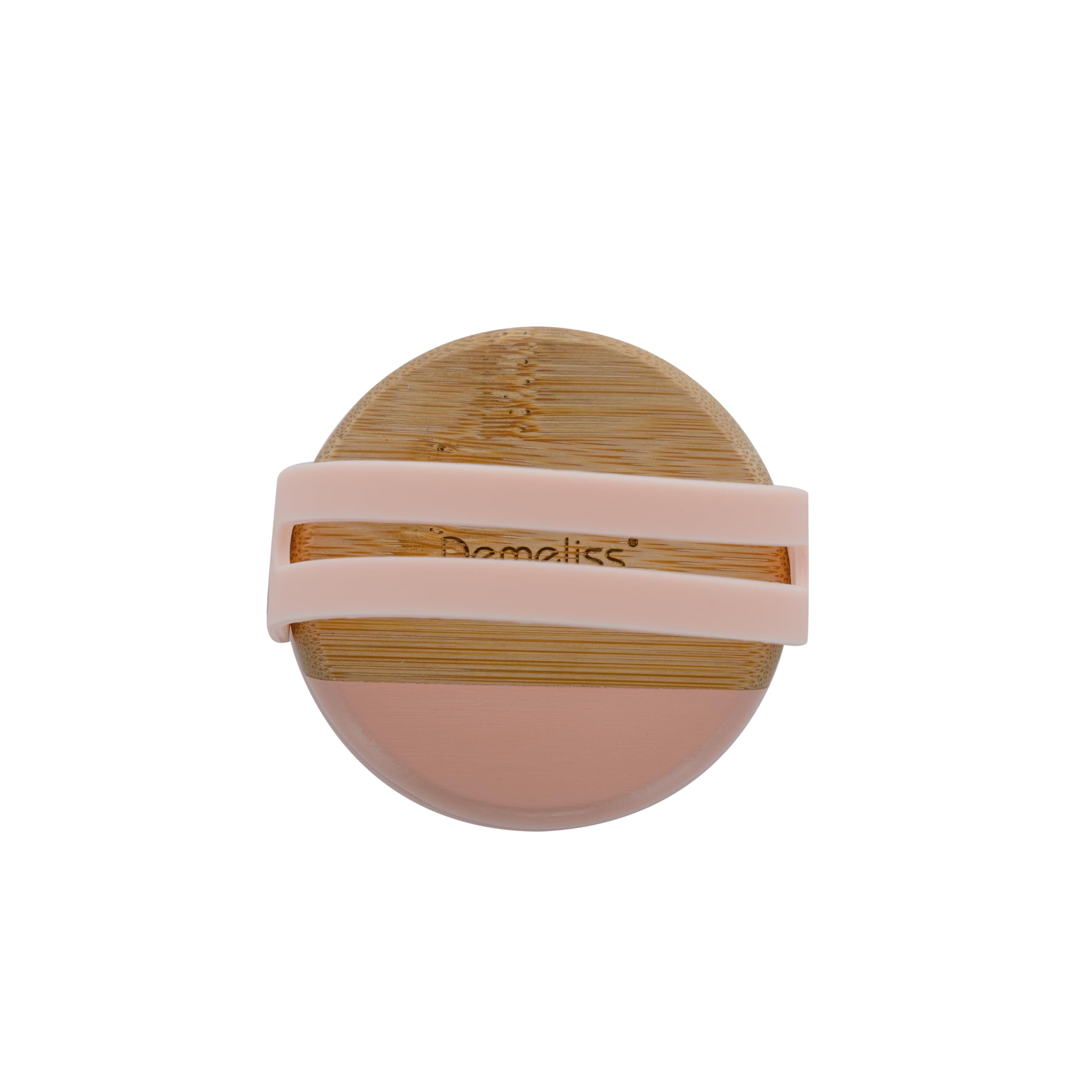 Demeliss Beauty - Hair Brush - Stimulates Blood Circulation - Wooden and Silicone Massage Brush