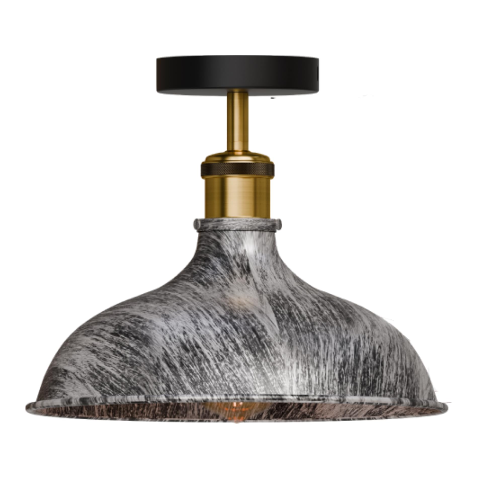 DC VOLTAGE Vintage Ceiling Light Flush Mounted E27 Industrial Ceiling Light Fixture for Bedroom Kitchen