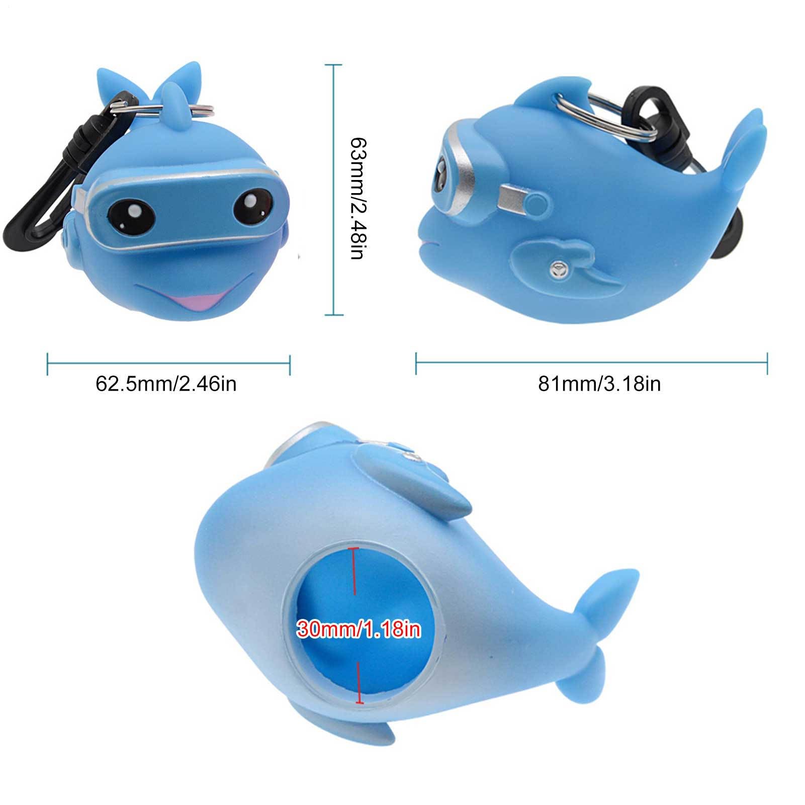 Protector de punta de Buceo Delfín de dibujos animados antipolvo