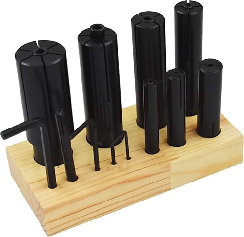 Miniatura 5 de Juego de 8 ejes expansibles de alta precisión para fresado de torno de 14 a 1-14 pulgadas