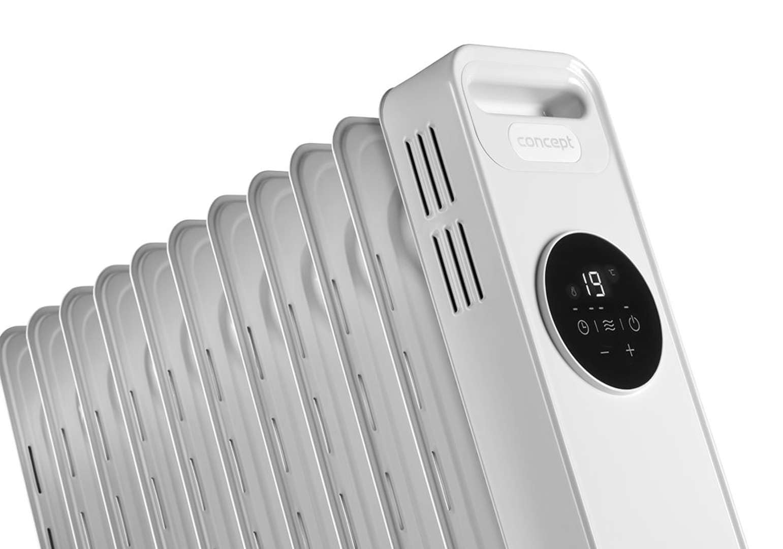 CONCEPT Hausgeräte RO3411 - Radiatore olio 2300 W, colore: Bianco