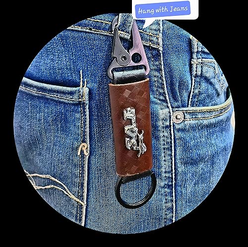 Image of VS Club Keychain for Car Bike Scooter Scooty | Compatible with Volkswagen Polo Vento Taigun Tiguan Virtus Beetle | Stylish Vegan Leather Key Chain | Perfect for Gifting Birthday