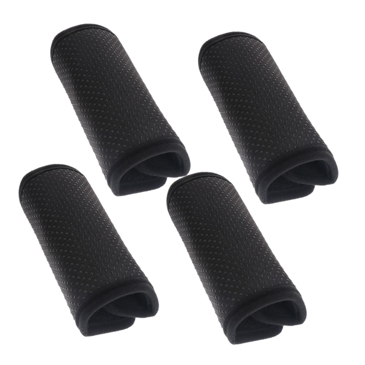 HOODANCOS Gaming Chair Cover Walker Arm Pads Wheelchair Support Cushion 2 Pack Cane Grip Pad Covers Non-slip Black