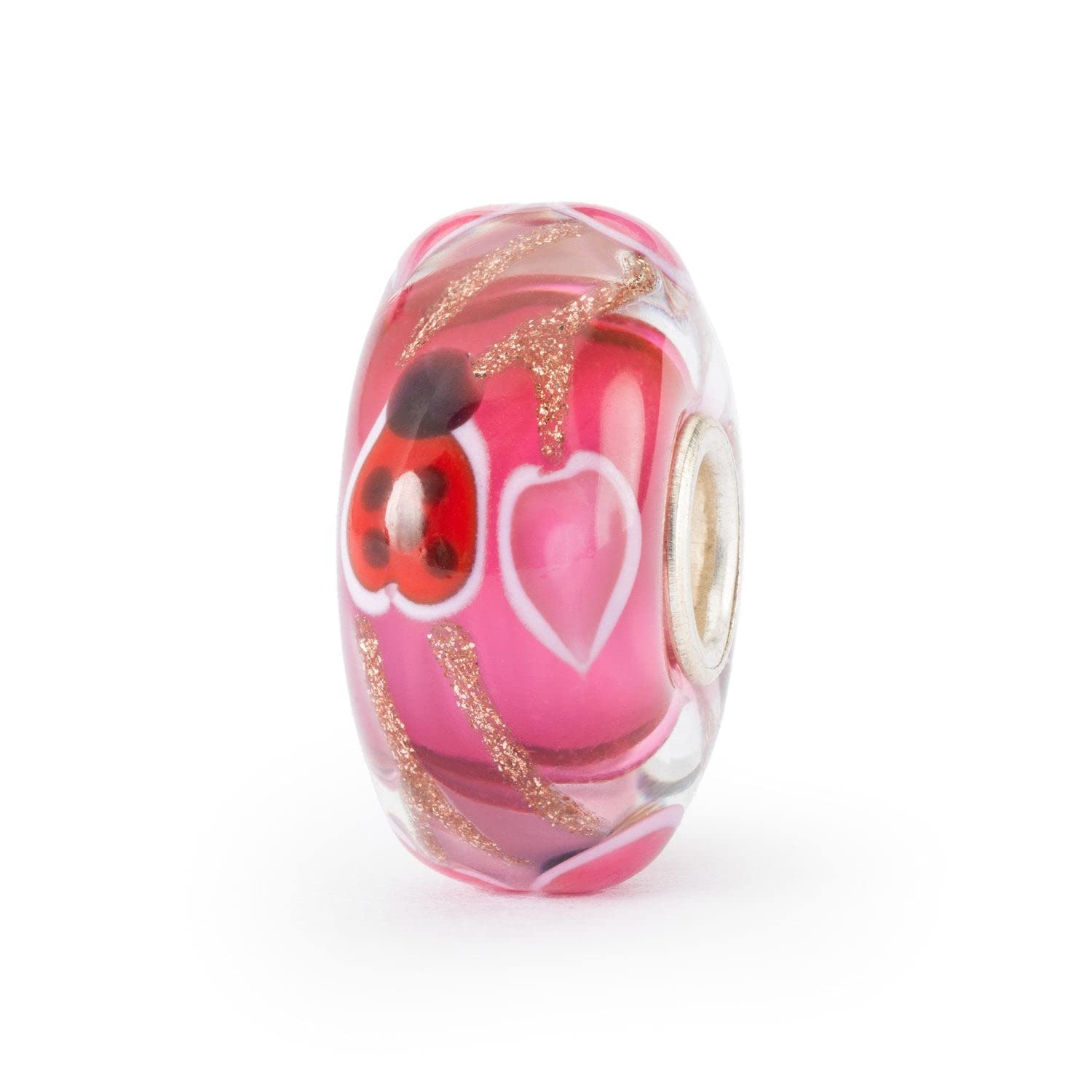 Trollbeads Perle en verre d'amour et de sécurité TGLBE-20368, taille unique, Verre