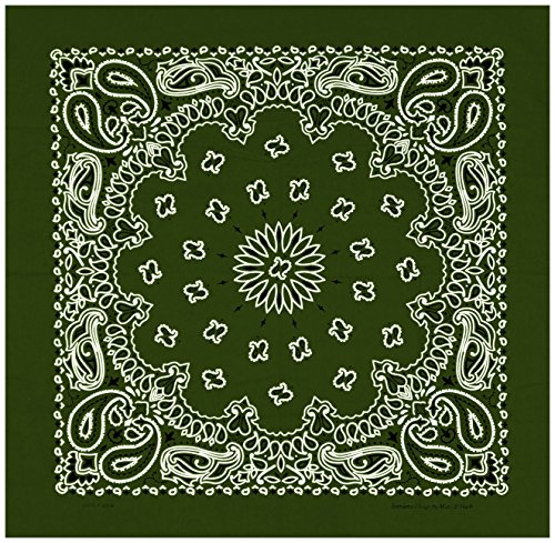 Mato & Hash 6PK DARK MIX CA4200 Large Bandanas 27 X 27 | Versatile Biker Rags | Classic Paisley Bandana Pattern,6 Pack,B.Copper/B.White/B.Red/Navy/Olive/Purple thumb #1