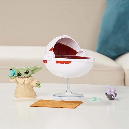 Miniatura 3 de STAR WARS The Bounty Collection Grogu's Hover-Pram Pack The Child Figura coleccionable a escala de 2.25 pulgadas con accesorios, niños de 4 años en