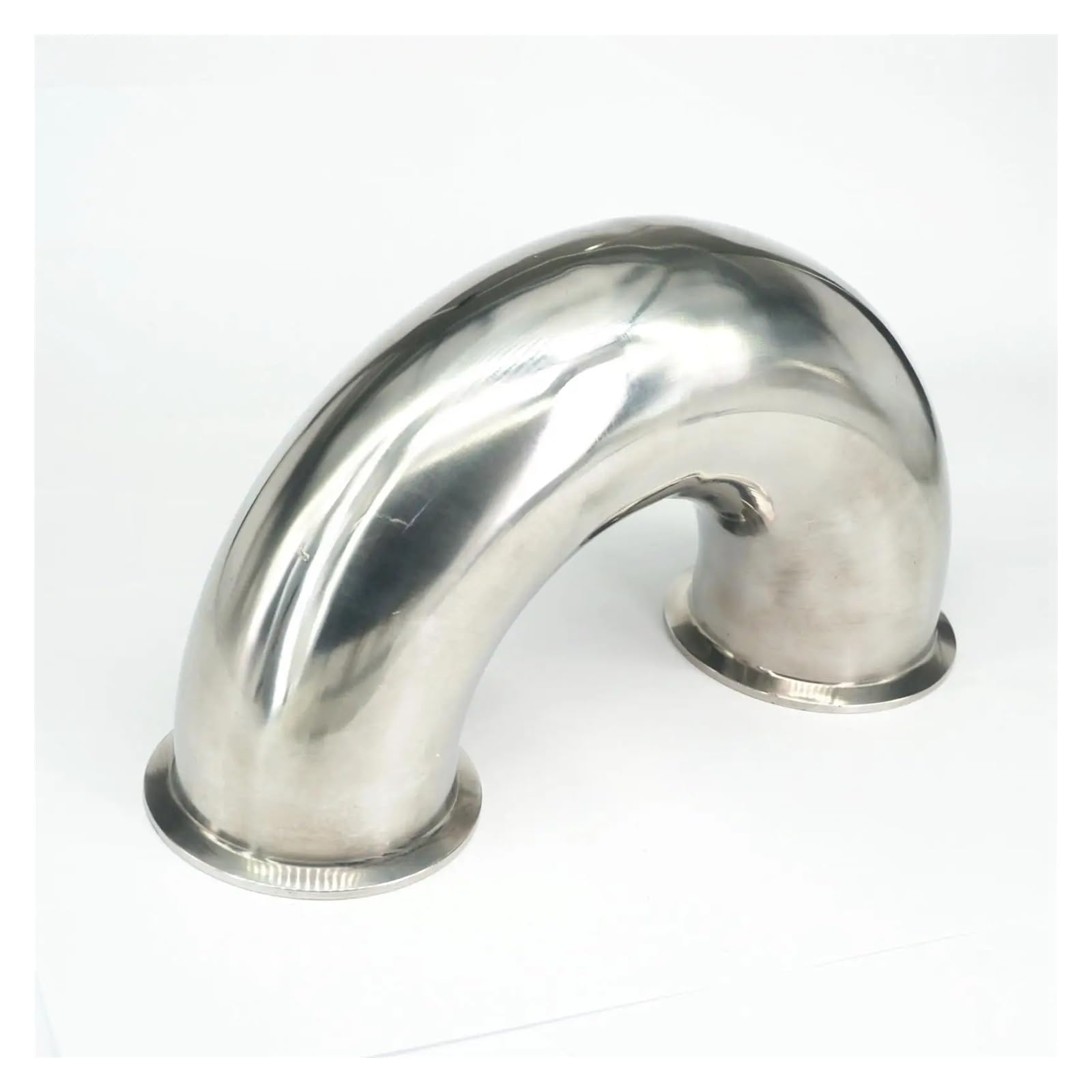 Czmdkexm One Color Fit Tube O.d 76Mm Ferrule Od 91Mm 304 Stainless Steel Ferrule 180 Degree Bend Elbow Pipe Fitting For