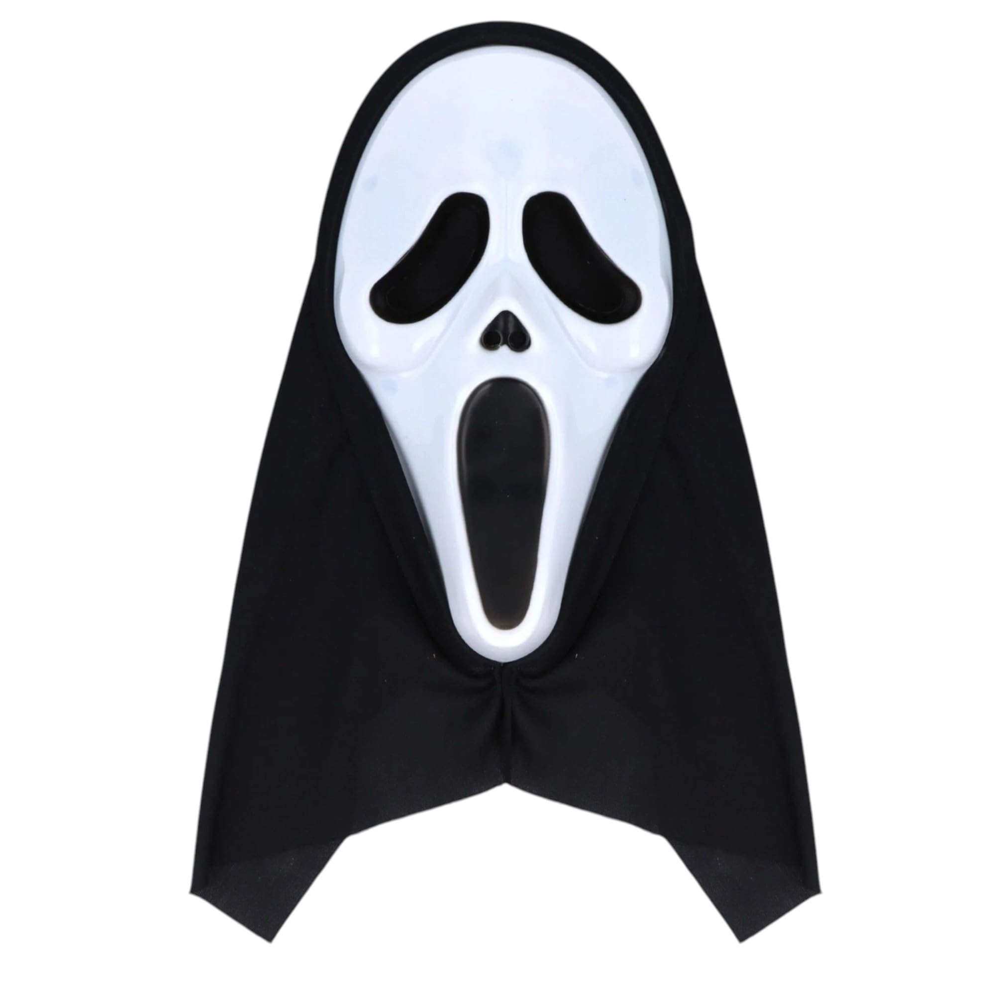 Hiffy Halloween Bleeding Ghost Face Mask with Blood Pump, Scary Costume Accessory (Ghost Killer Mask)