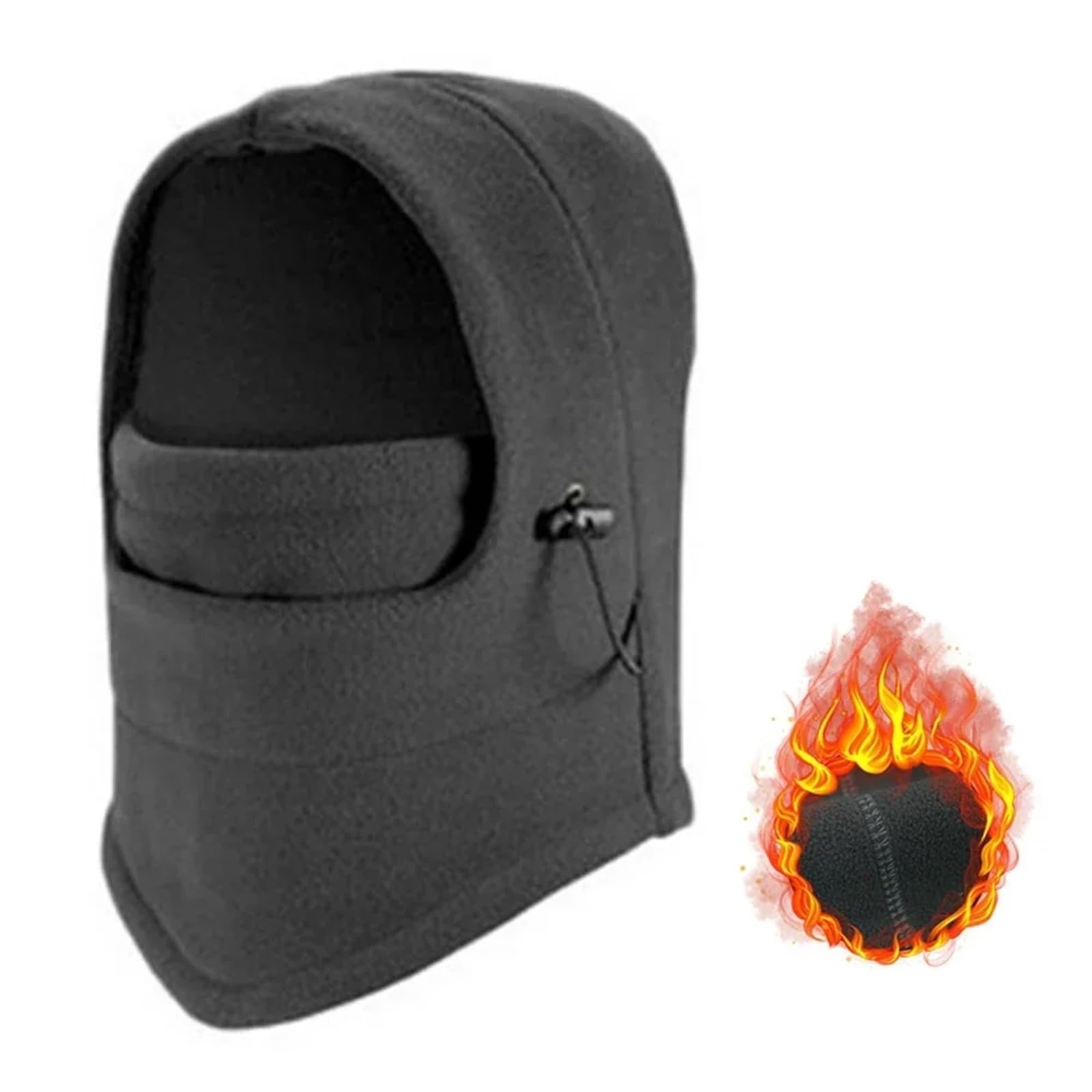 2 pezzi berretto caldo invernale impermeabile passamontagna termico cappello con cappuccio scaldacollo sciarpe da trekking cappelli per Ciclismo