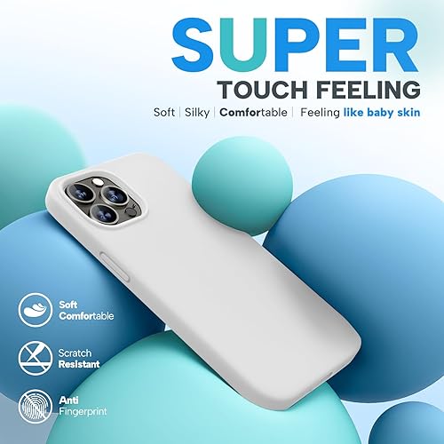 Miniatura 86 de Miracase - Funda diseñada para iPhone 11 con protector de pantalla, funda de goma de silicona líquida, protección total contra caídas y a prueba