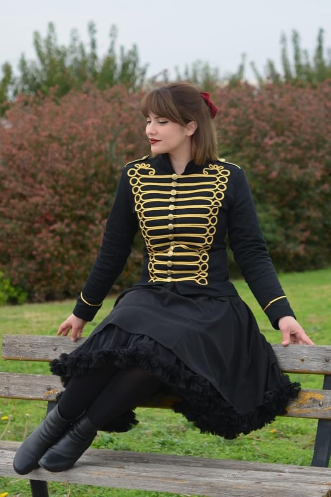 Amazon.com: Ro Rox Women's Napoleon Military Drummer Parade Jacket