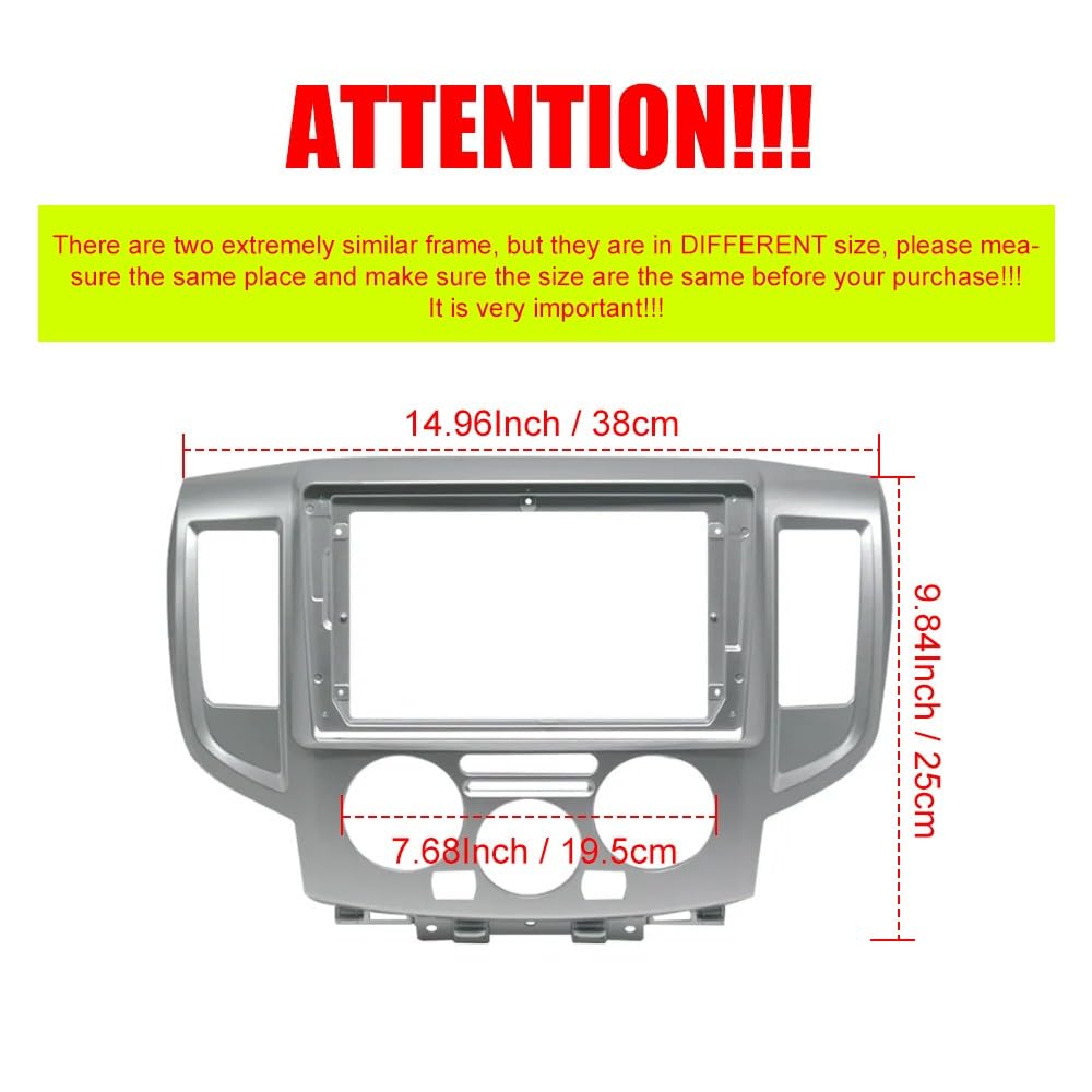 Kunfine Car CarPlay Android Auto Navigation Stereo GPS Radio Reverse Camera Display 9