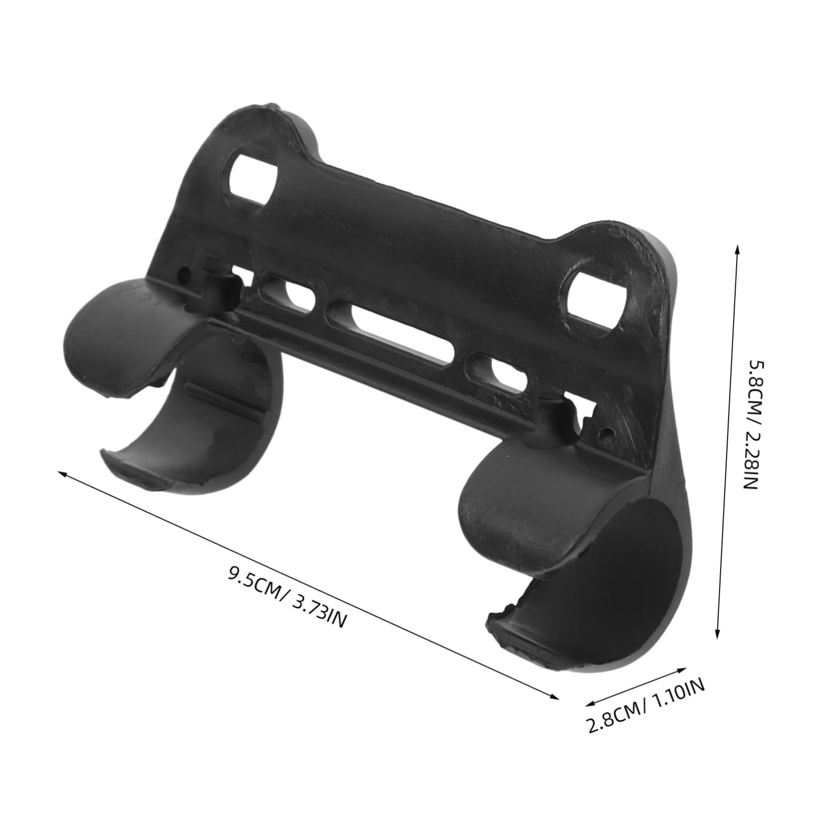 TOYANDONA 5 Pezzi Clip Fissaggio Pompa Bici Nero in Nailon Leggero per Accessori Biciclette e Telaio Portapompa per Ciclismo