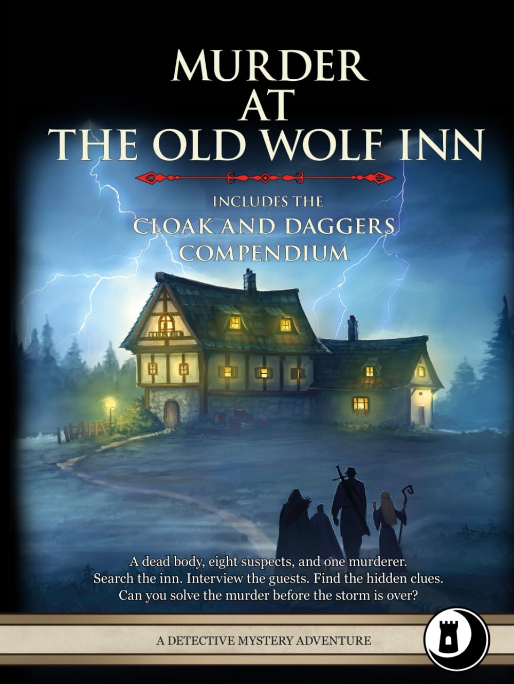 Murder at the Old Wolf Inn: Level 2 Adventure and Compendium (Midnight Tower 5e Adventures)