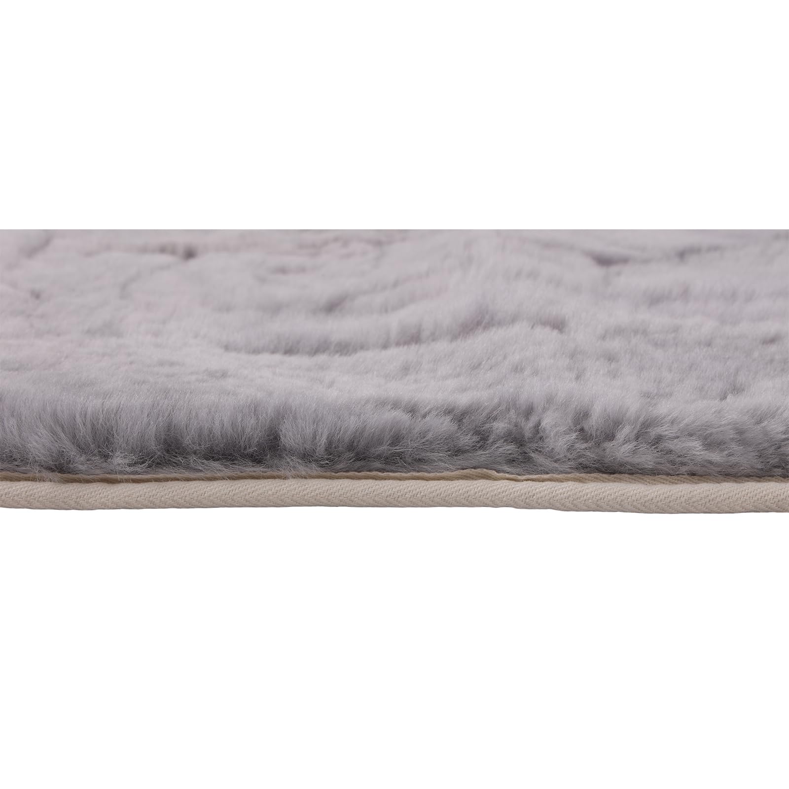 Insert en peau d'agneau pour bébé - Pour poussette, nacelle, jogger, lit de bébé - En fourrure naturelle - Tannage médical - Peau d'agneau universelle - 75 cm x 40 cm - Lavable - Gris
