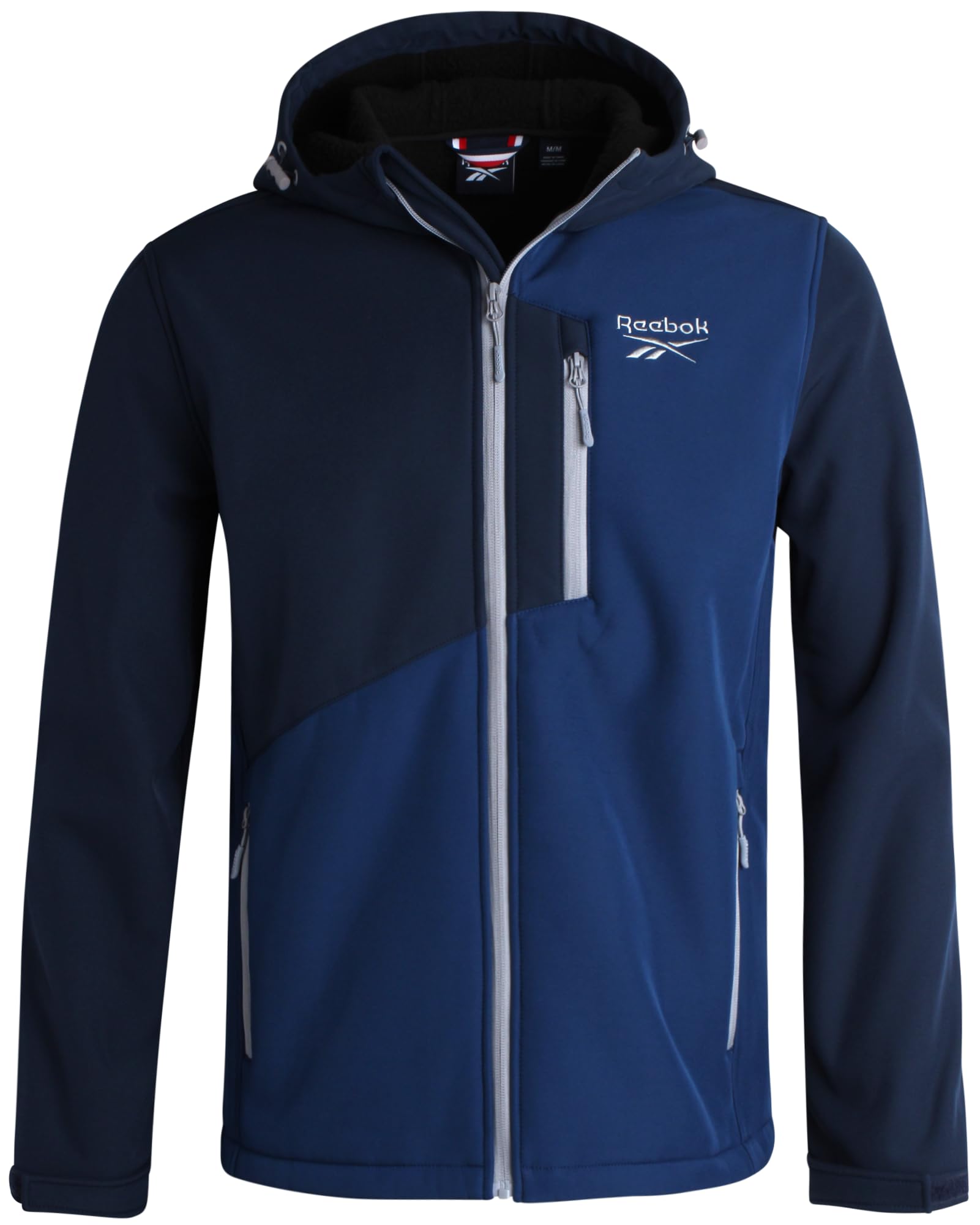 ReebokMen's Jacket - Weather Resistant Fleece Lined Softshell Jacket Coat - Lightweight Casual Coat for Men (M-XXL)