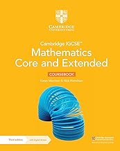 Cambridge IGCSE™ Mathematics Core and Extended Coursebook with Digital Version (2 Years' Access) (Cambridge International IGCSE)